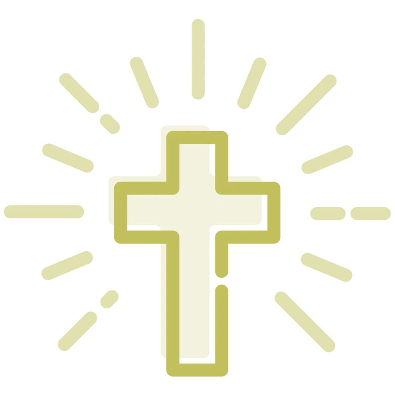 An icon representing cross sign